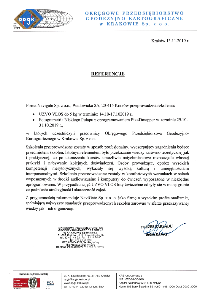 Okręgowe Przedsiębiorstwo Geodezyjno Kartograficzne w Krakowie